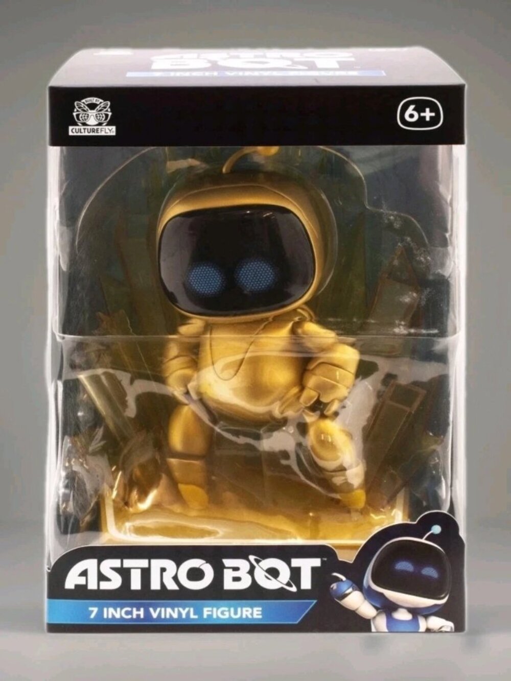 ASTRO BOT GOLD VINYL Culturefly Figure Playstation LIMITED CHASE RARE NEW